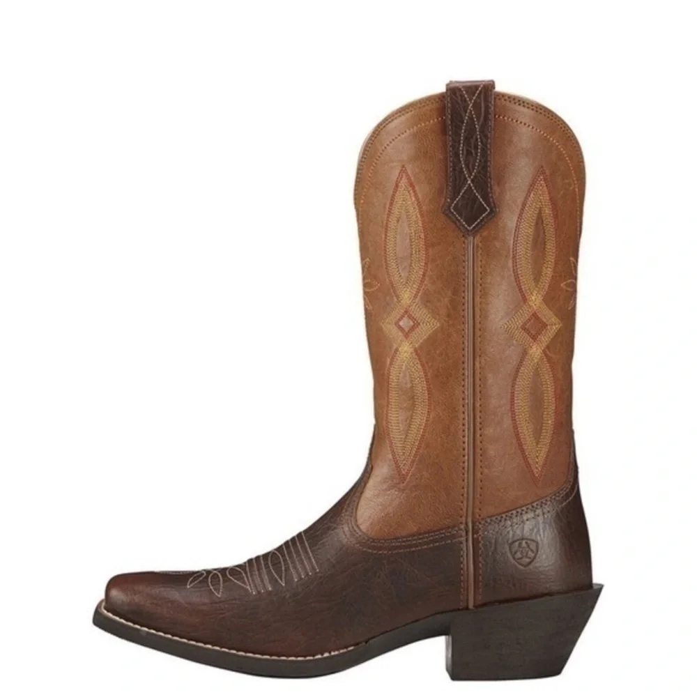 ✨NWT Ariat Round Up Square Toe II Western Boot 🥾 Cowboy 🤠 - 8 - Picture 2 of 13